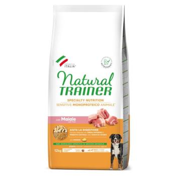 12kg Natural Trainer Sensitive Adult Medium & Maxi sertés száraz kutyatáp kép