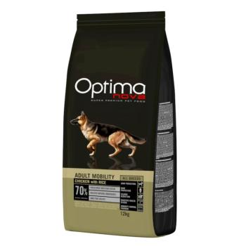 12kg Optimanova Adult Mobility csirke & rizs, száraz kutyatáp kép