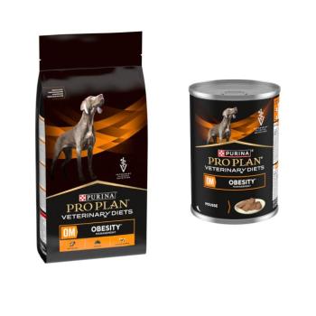 12kg PURINA PRO PLAN Veterinary Diets Obesity száraz kutyatáp+400g nedvestáp ingyen kép