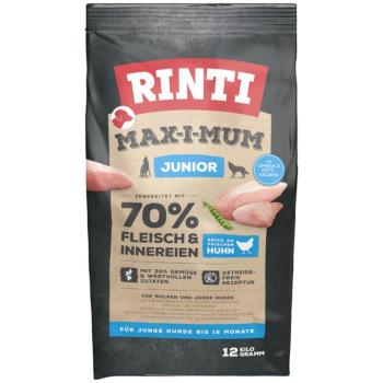 12kg Rinti Max-i-mum Junior csirke száraz kutyatáp kép