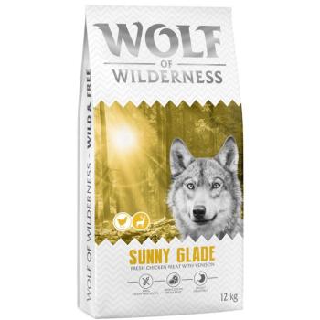 12kg Wolf of Wilderness Adult 'Sunny Glade' szarvas - gabonamentes száraz kutyatáp kép