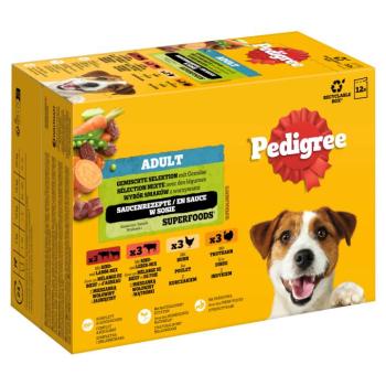 12x100g Pedigree Adult vegyes válogatás szószban nedves kutyatáp kép