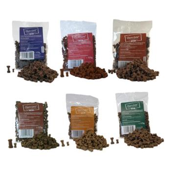 12x125g Chewies mini csontocskák kutyáknak multipackban: szárnyas, lazac, bárány, pacal, marha, vad kép