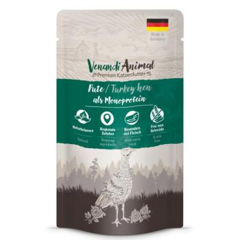 12x125g Venandi Animal Monoprotein Pulyka nedves macskaeledel kép
