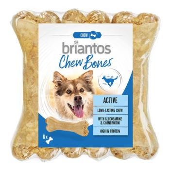12x12cm (660g) Briantos Chew Bones Active (glükózaminnal & kondroitinnel) kutyasnack kép