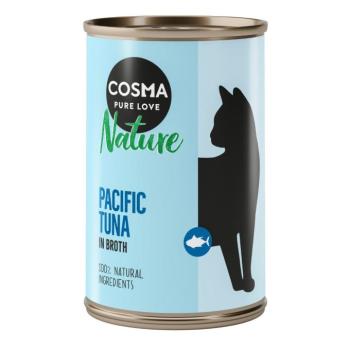 12x140g Cosma Nature nedves macskatáp- Csendes-óceáni tonhal kép