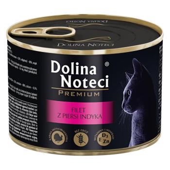 12x185g Dolina Noteci Premium filé nedves macskatáp - Pulykamellfilé kép
