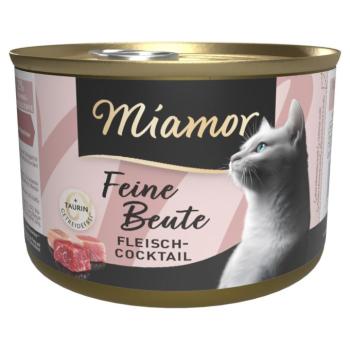 12x185g Miamor Feine Beute nedves macskatáp - Húskoktél kép