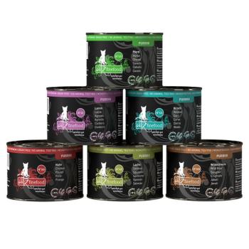 2380g catz finefood Pure nedves macskatáp vegyes csomagban kép