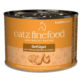 12x200g catz finefood Szárnyas nedves macskatáp kép