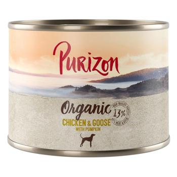 12x200g Purizon Organic Csirke, liba & sütőtök nedves kutyatáp kép