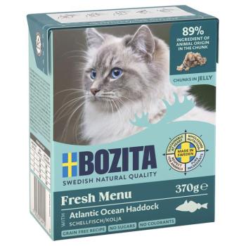 12x370g Bozita falatok aszpikban foltos tőkehal nedves macskatáp kép