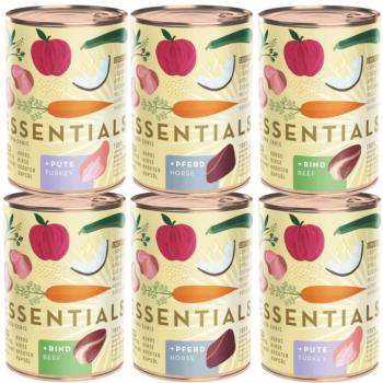 12x385g Terra Canis Essential 8+ nedves kutyatáp mix (3 fajtával) kép