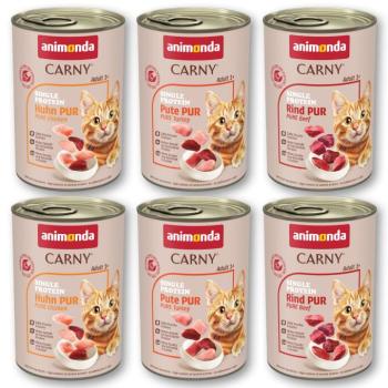 12x400g Animonda Carny Single Protein Adult nedves macskatáp vegyesen kép
