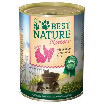 12x400g Best Nature Kitten nedves macskatáp kép