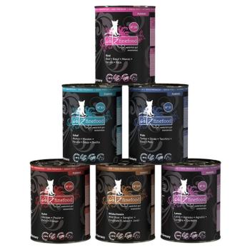 12x400g catz finefood Pure nedves macskatáp vegyes csomagban kép
