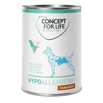 12x400g Concept for Life Veterinary Diet Hypoallergenic kenguru nedves kutyatáp kép
