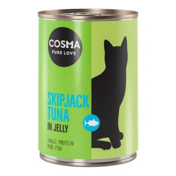 12x400g Cosma Original skipjack tonhal aszpikos nedves macskatáp kép