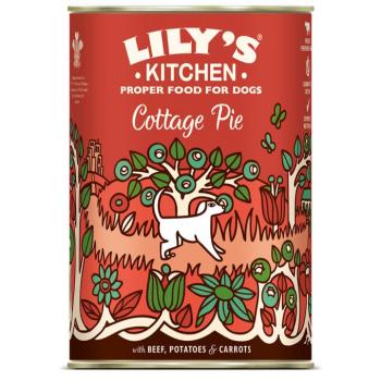 12x400g Lily's Kitchen Dinner Marha burgonyával és sárgarépával nedves kutyatáp kép