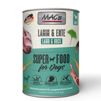 12x400g MAC's Adult Bárány & kacsa nedves kutyatáp kép
