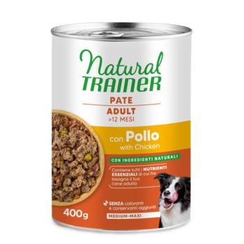 12x400g Natural Trainer Medium & Maxi Adult nedves kutyatáp - Csirke kép