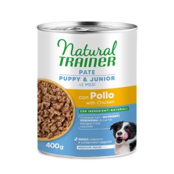 12x400g Natural Trainer Medium & Maxi Puppy & Junior nedves kutyatáp kép