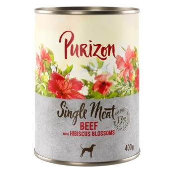 12x400g Purizon Single Meat Marha & hibiszkuszvirág nedves kutyatáp kép