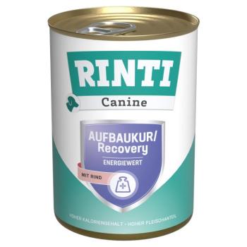 12x400g RINTI Canine Aufbaukur marha nedves kutyatáp kép
