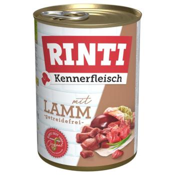12x400g RINTI ínyenceknek gazdaságos csomag nedves kutyatáp - Bárány kép