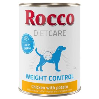 12x400g Rocco Diet Care Weight Control csirke & burgonya nedves kutyatáp kép