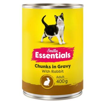 12x400g Smilla Essentials falatok szószban nedves macskatáp vegyesen kép