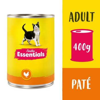 12x400g Smilla Essentials Paté Csirke nedves macskatáp