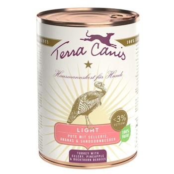 12x400g Terra Canis Light Pulyka, zeller, ananász & homoktövisbogyó nedves kutyatáp kép