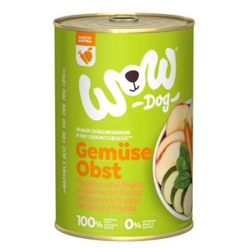12x400g WOW Pur 100% zöldség & gyümölcs nedves kutyatáp kép