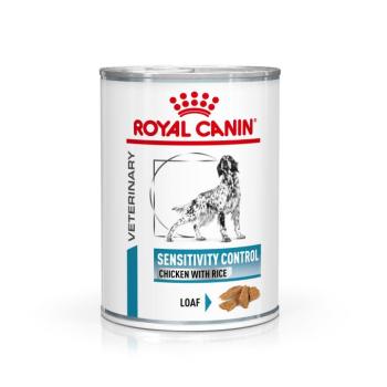 12x410 g Royal Canin Veterinary Sensitivity Control Mousse nedves kutyatáp kép