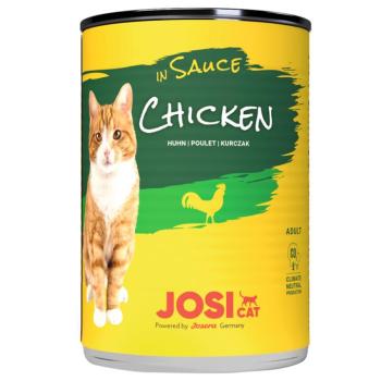 12x415g JosiCat csirke szószban nedves macskatáp kép