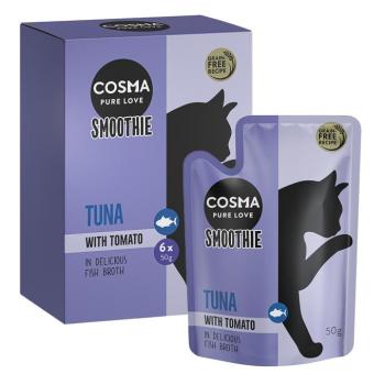 12x50g Cosma Smoothies tonhal & paradicsom étrend-kiegészítő eledel macskáknak kép