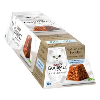 12x57g Gourmet Revelations Fine Cuts fehér hal nedves macskatáp kép
