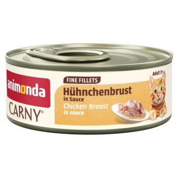 12x60g animonda Carny Adult Fine Fillets csirkemell szószban nedves macskatáp kép