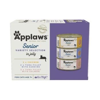12x70g Applaws Senior vegyes csomag (3 változattal) nedves macskatáp kép