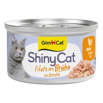 12x70g GimCat ShinyCat csirke nedves macskatáp
