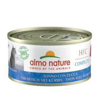 12x70g Nature HFC Complete Tonhal & sütőtök nedves macskaeledel kép