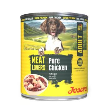 12x800g Josera Meatlovers Pure Csirke nedves kutyatáp új design kép