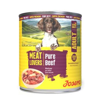 12x800g Josera Meatlovers Pure Marha nedves kutyatáp új design kép