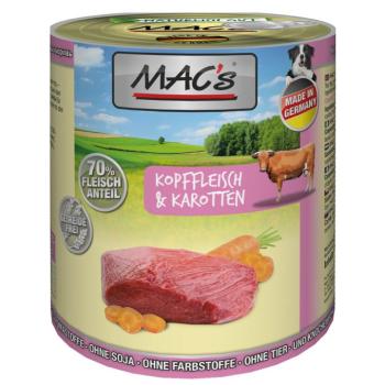 12x800g MAC's Adult nedves kutyatáp Mix, 2 változatta kép