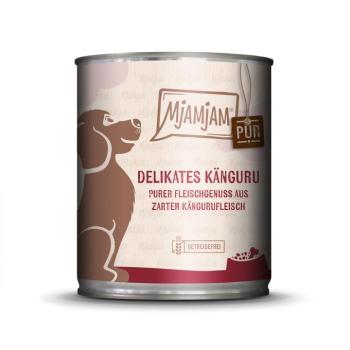12x800g MjAMjAM tiszta húsélvezet kenguru pur nedves kutyatáp kép