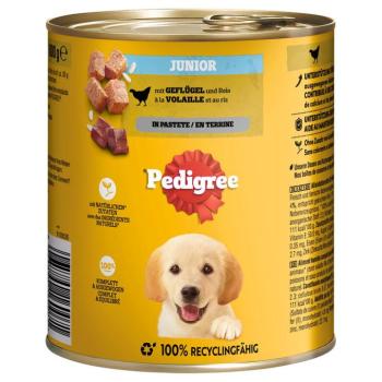 12x800g Pedigree Céassic nedves kutyatáp - Junior baromfi pástétomban kép