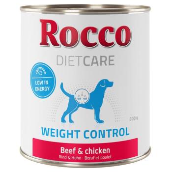 12x800g Rocco Diet Care Weight Control marha & csirke nedves kutyatáp kép