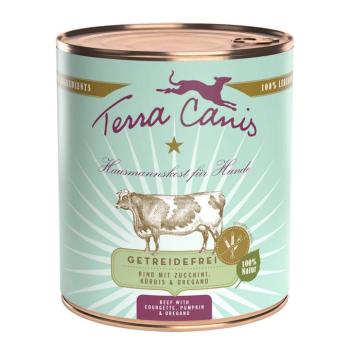 12x800g Terra Canis Gabonamentes Marha nedves kutyatáp kép