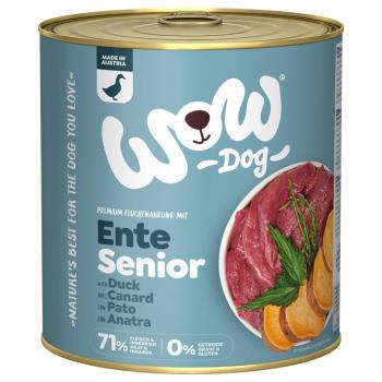 12x800g WOW Senior kacsa nedves kutyatáp kép